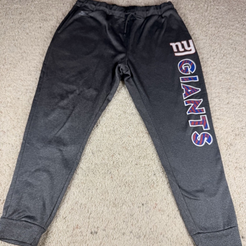 NY Giants Zubaz NFL Official Drawstring Casual Pants 2XL‎ Excellent Condition!